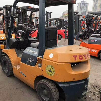 JAPÃO Fabricado 2.5Tons Pequena empilhadeira Toyota FD25 empilhadeira usada para oficinas de reparação de máquinas