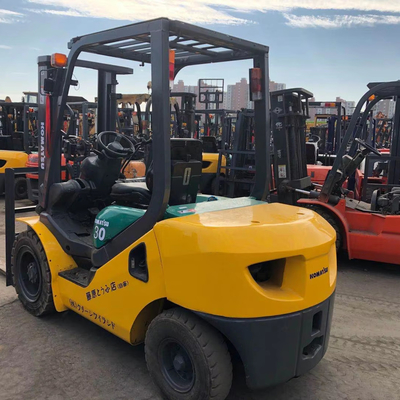30 Komatsu FD30 3 toneladas de empilhadeira usada com três etapas duplex mastros JAPÃO empilhadeira original