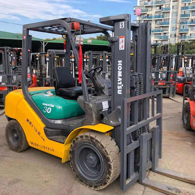 1.2M comprimento do garfo usado Komatsu FD30 empilhadeira com fonte de energia do motor diesel do Japão