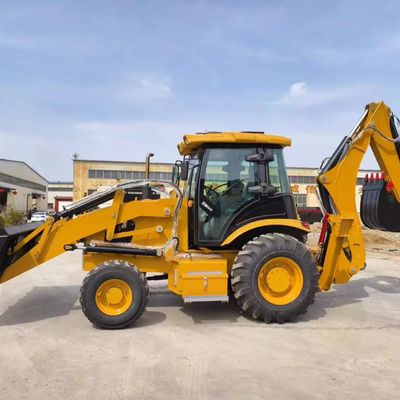ORIGINAL Carregador de retroescavadeira JCB 3CX usado com máquina de motor Cummins