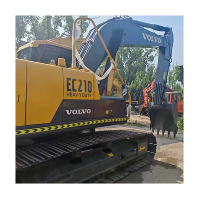 Excavadora hidráulica para máquinas de construção usadas Volvo EC210D