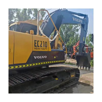 Volvo EC210D mini escavadeira hidráulica de rastreamento usada 800 horas de trabalho