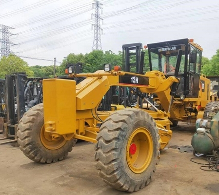 Gradeiras usadas Caterpillar 140H 12H com motor Cummins em boas condições