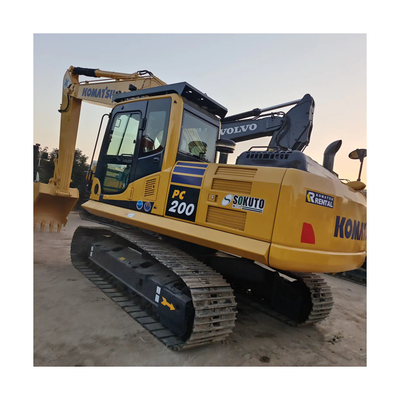 Bomba hidráulica original usada Komatsu Pc200-8 Excavadora de rastreamento para construção
