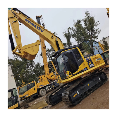 Excavadora de rastreamento original hidráulica usada Komatsu Pc200-8 com 800 horas de trabalho