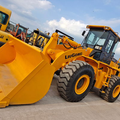 20 toneladas de carga nominal utilizada LIUGONG 856 Carregador 75 KW Equipamento de construção