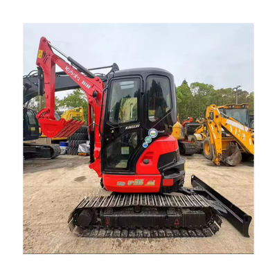 Máquina pequena de 3 toneladas de segunda mão Kubota U35 Maquinaria para escavadeiras de obras de estradas