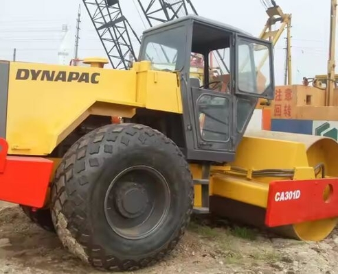 Trabalhos de construção usados Dynapac CA25D single drum vibratory roller