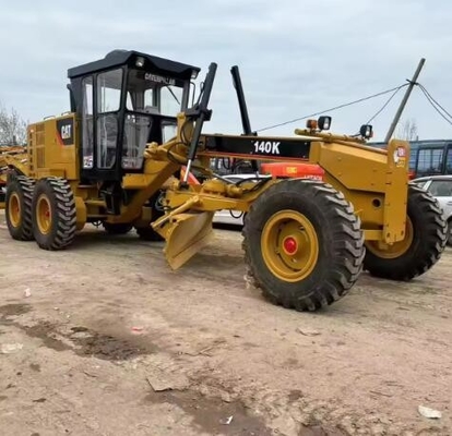 2015 CAT 140K Grader de motor usado 1200 horas de trabalho 17000 KG Usado 140H 140G