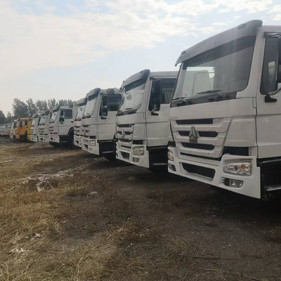 Caminhão de descarga usado Caminhão Sino Caminhão HOWO 371 Caminhão de descarga diesel com tipo de combustível diesel