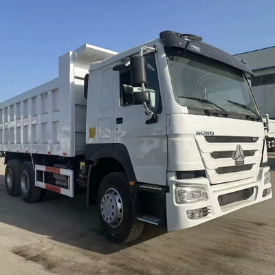 10 velocidades caixa de velocidades 6x4 manual de inclinação 10 rodas HOWO Dumper Segmento camião de tamanho médio