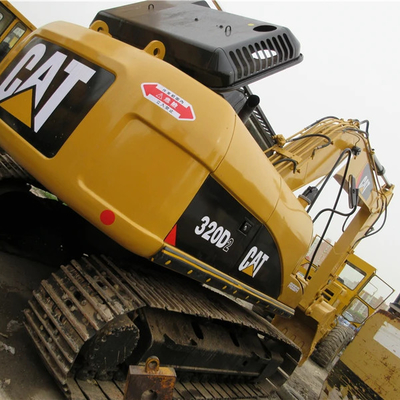 Excavadora CATERPILLAR 320D usada com capacidade de balde de 1,2CBM em excelente estado