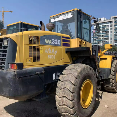 Komatsu WA300 WA320 WA380 WA470 Pequeno carregador de rodas e 13995 14000 kg Peso da máquina