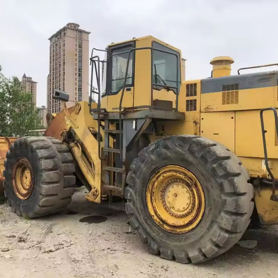 Carregador frontal de segunda mão Komatsu WA600 WA600-3 Carregador de rodas em excelente estado