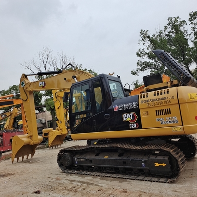 Excavadora CATERPILLAR 320D de alta qualidade em bom estado Excavadora de rastreador hidráulico usado