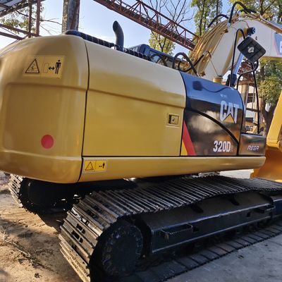 Excavadora usada CATERPILLAR 320D 20 toneladas com bomba hidráulica em excelente estado