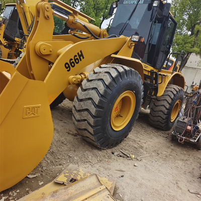 Escavação de areia pesada com carregador de rodas Caterpillar 966H original do Japão