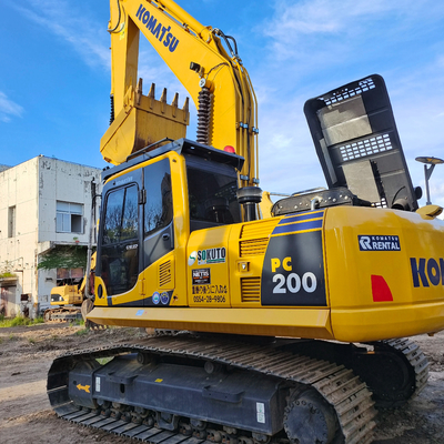 KOMATSU PC200-8 Excavadora de rastreador hidráulico Máquina de construção de ponta do Japão