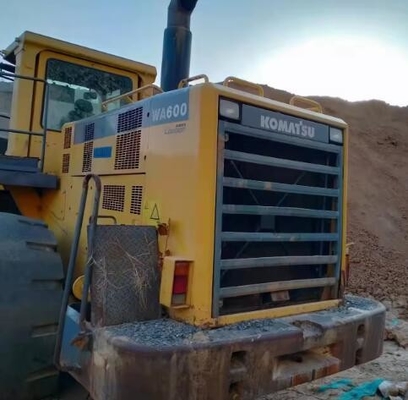 Carregador de rodas original Komatsu WA600-3 Japão Carregador frontal usado Komatsu WA500-3 / WA600-3