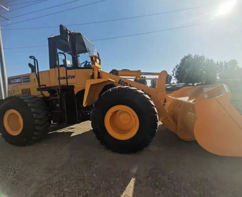 Carga nominal de 6 toneladas Carregador de rodas Komatsu WA380-3 original com bomba hidráulica original