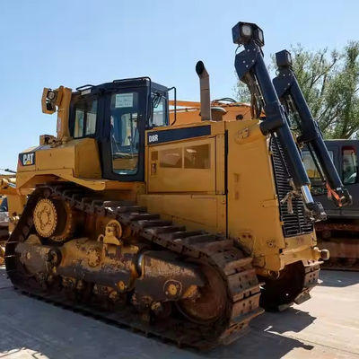 Bulldozer de rastreamento CAT D8R usado com cilindro hidráulico Nabtesco em boas condições