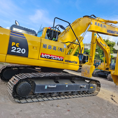 Excavadora Komatsu usada pc220-8 Excavadora hidráulica para seu canteiro de obras