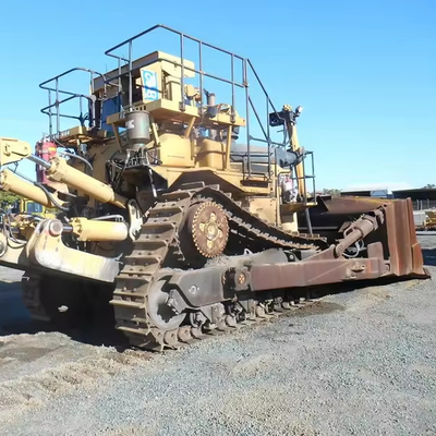 Boa condição de trabalho Tractor de raspador de categoria D5/D6/D7/D8/D9 usado com motor de alta potência