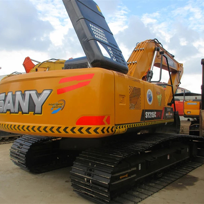 Sany SY215C Excavadora hidráulica com motor ISUZU 21000 KG Peso da máquina