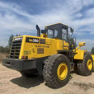 Motor usado Komatsu SA6D114 Komatsu WA380 carregador de rodas com 890 horas de trabalho