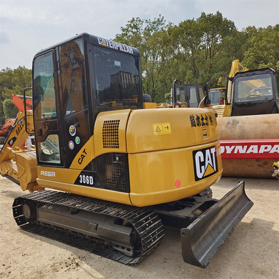 Mini Excavatora Usada 6 toneladas 41KW Ano 2018 Excavatora Caterpillar 306D Rebocador Hidráulico