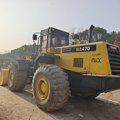 Carregador de rodas original Komatsu WA470-6 com 21640-21650 kg de peso da máquina