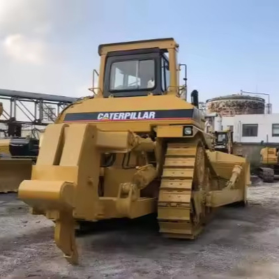 Bulldozer CAT D9N D9R usado em Xangai com motor 3408C e peso da máquina 48000 KG