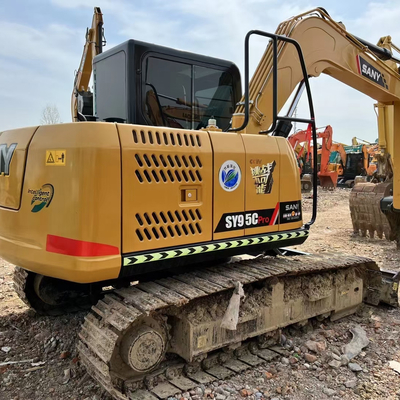 Sany SY95C de segunda mão Excavadora Crawler Digger de 9,5 toneladas com capacidade de 0.4 balde