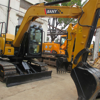 Sany SY55C e Sany SY75C mini escavadeiras com 1200 horas de trabalho em boas condições