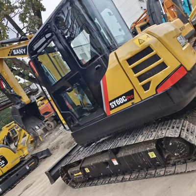 Válvula hidráulica Sany SY55C Excavadora de rastreador hidráulico usado Excavador com bom