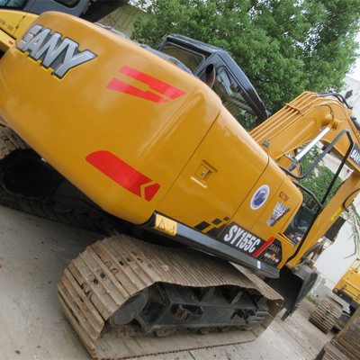 Excavadora SANY SY155H usada com bomba hidráulica original e desempenho de trabalho suave