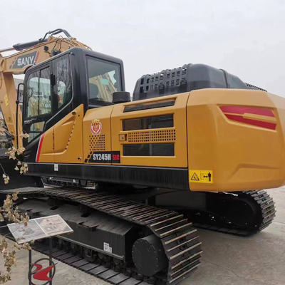 Sany 24,5 toneladas Excavadora de rastreamento D06FRC Sapatos usados de pista com peso da máquina 25500 KG