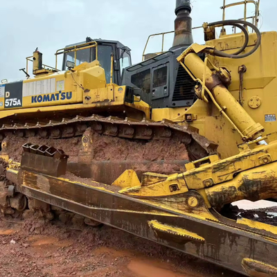 Dozer de segunda mão Komatsu 575A do Japão com cilindro hidráulico original