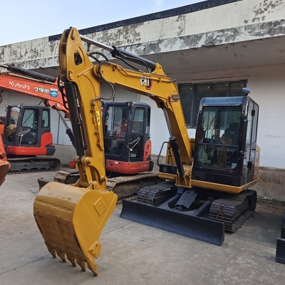 Cat306 Mini-excavadora usada de 6 toneladas com motor Cat C2.6 DLturbo e 1200 horas de trabalho