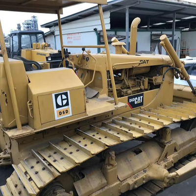 Original cilindro hidráulico usados CAT D6D escavadeira em boas condições de funcionamento