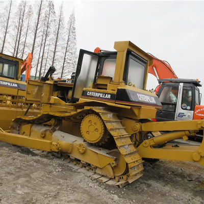 Buldózer CAT D7R usado para a construção em instalações de fabrico