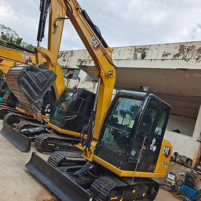 Excavadora usada Caterpillar 307E com máquina de arrastar e válvula hidráulica original