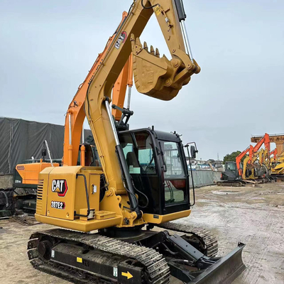 307E Excavadoras de segunda mão Caterpillar 7 Ton Mini Machine com motor turbo C2.6 DI