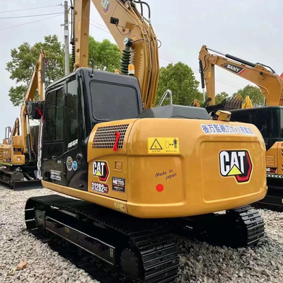 CAT312D Excavadora usada com cilindro hidráulico e válvula originais em bom estado