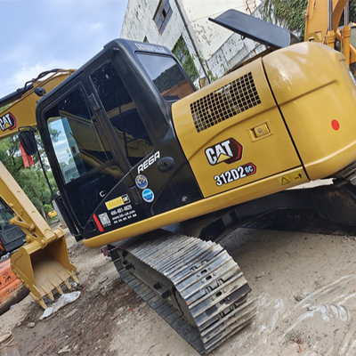 12920 KG Peso da máquina Cat 312D Excavadoras usadas com cilindro hidráulico original