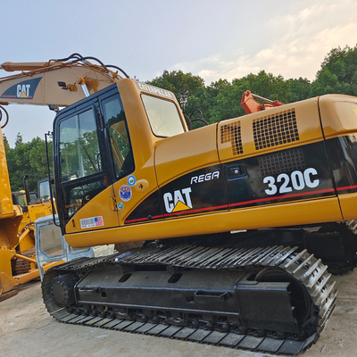 Original cilindro hidráulico usado Cat Excavator 320C no Japão com 0,9 Capacidade Balde