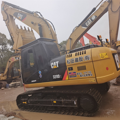 CAT320D2 Excavadora de segunda mão pronta para o envio 20930 KG Máquina Peso Máquina de rastreamento
