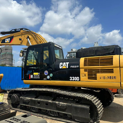 Excavadora usada Caterpillar 330DL com 31000 peso operacional e bomba hidráulica original