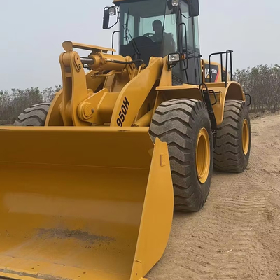 Carregador de rodas dianteiras Cat 950h em bom estado usado para os seus projectos de construção