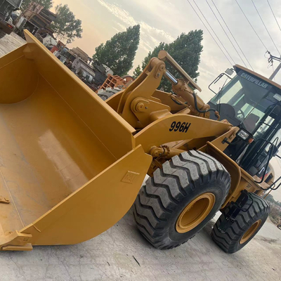 USED Carregador de rodas dianteiras 966H Em bom estado 92 KW Carregador de segunda mão Caterpillar 966H